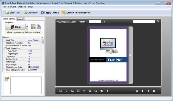 【Boxoft Free Flipbook Publisher下载】Boxoft Free Flipbook Publisher(图书制作工具) v1.0 官方版