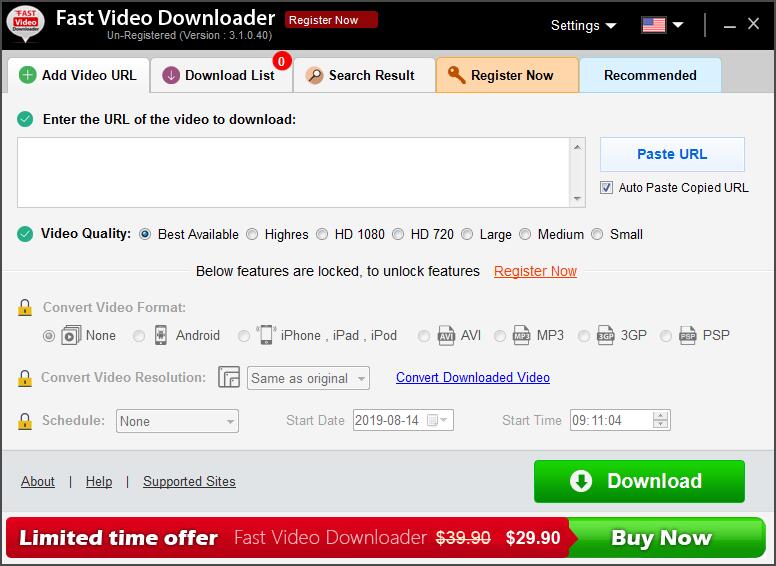 【Fast Video Downloader激活版下载】Fast Video Downloader中文版 v3.1.0.90 绿色版