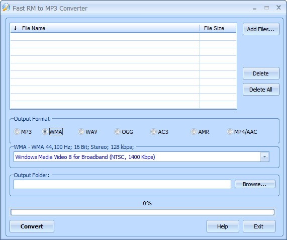 【Fast RM to MP3 Converter免费版下载】Fast RM to MP3 Converter(RM转MP3工具) v4.1 官方版