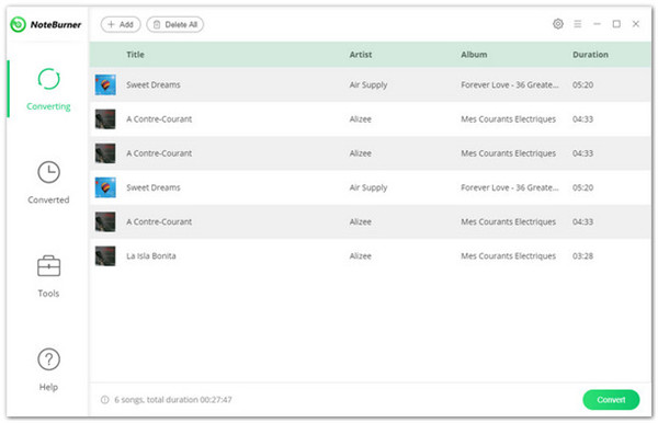NoteBurner iTunes DRM Audio Converter破解版使用教程截图2