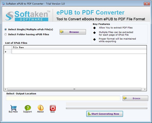 【Softaken ePUB to PDF Converter官方版下载】Softaken ePUB to PDF Converter(ePUB转PDF工具) v1.0 官方版