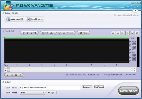 【Free MP3 WMA Cutter免费版下载】Free MP3 WMA Cutter(免费MP3/WMA剪切软件) v8.8.0 官方版