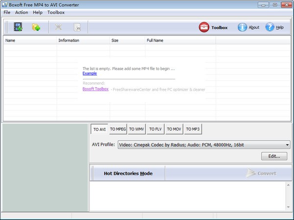 【Boxoft free MP4 to AVI Converter下载】Boxoft free MP4 to AVI Converter(MP4转AVI转换器) v1.0 官方版
