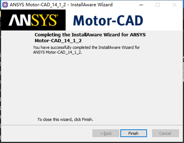 Motor CAD破解版安装教程截图6