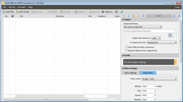 【Free MKV to MP4 Converter官方版下载】Free MKV to MP4 Converter(MKV转MP4转换器) v1.2 官方版