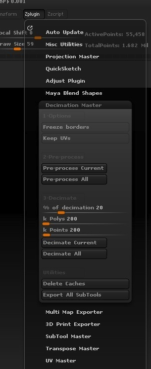 ZBrush2021稳定破解版怎么导出obj