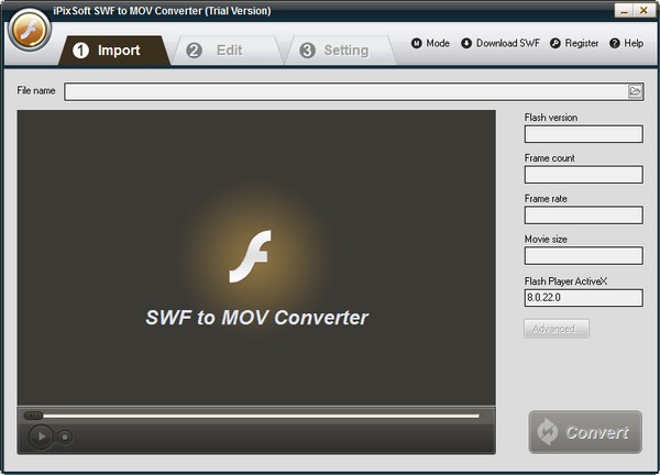 【iPixSoft SWF to MOV Converter官方版下载】iPixSoft SWF to MOV Converter(SWF转MOV软件) v4.3.0.0 官方版
