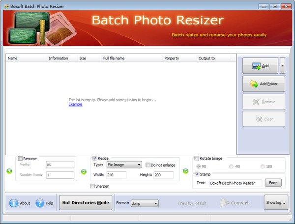 【Boxoft Batch Photo Resizer下载】Boxoft Batch Photo Resizer(图像处理软件) v1.3 官方版