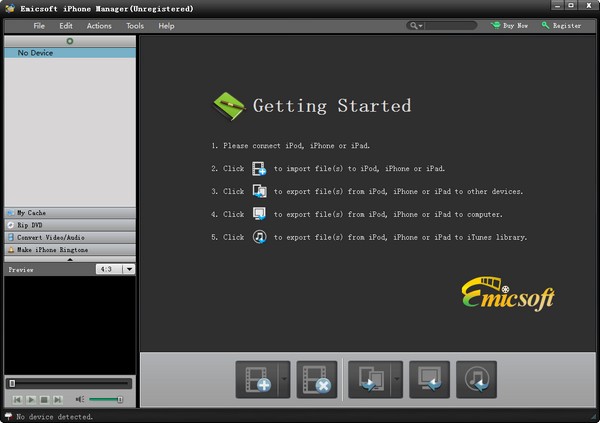【Emicsoft iPhone Manager下载】Emicsoft iPhone Manager(iPhone管理软件) v5.1.16 官方版