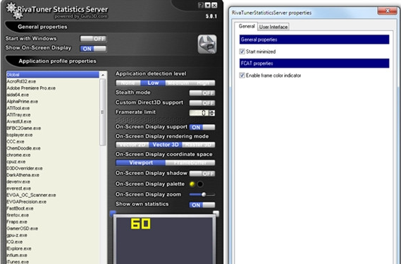 【RTSS中文版下载】RTSS显卡统计工具(RivaTuner Statistics Server) v7.3.0 中文激活版