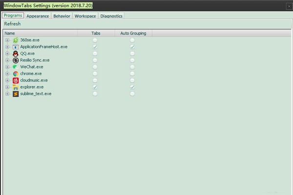 【WindowTabs免费版下载】WindowTabs(窗口多标签页工具) v2018.7.20 免费版