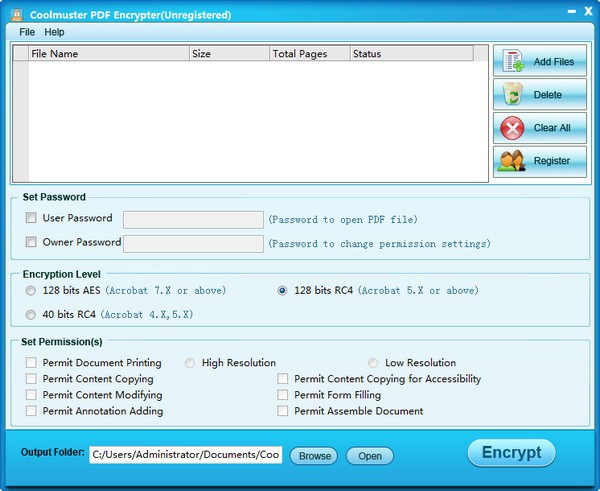 【Coolmuster PDF Encrypter官方版下载】Coolmuster PDF Encrypter(PDF加密工具) v2.1.4 官方版