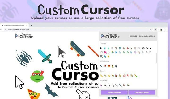 【Custom Cursor官方版下载】Custom Cursor(鼠标光标美化插件) V2.1.9 官方版