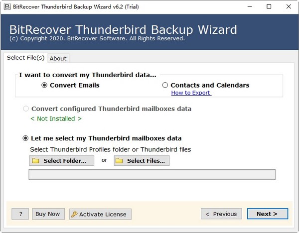 【BitRecover Thunderbird Backup Wizard官方版下载】BitRecover Thunderbird Backup Wizard(数据备份软件) V6.2 官方版