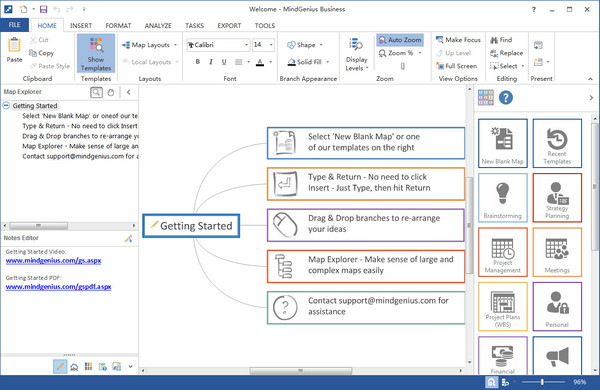 【MindGenius Business激活版下载】MindGenius Business 2020 v9.0 绿色中文版