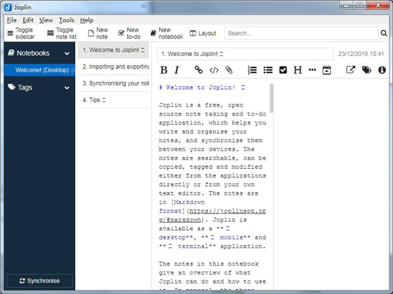 【Joplin下载】Joplin笔记电脑版 v1.6.1 中文版