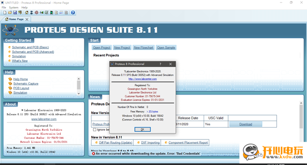 【Proteus Pro下载】Proteus Pro激活版 v8.11 SP0 Build 30052 汉化免费版