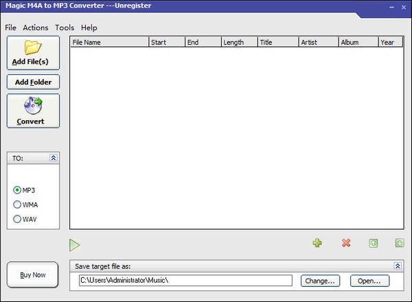 【Magic M4A to MP3 Converter下载】Magic M4A to MP3 Converter(M4A转MP3转换器) v3.72 官方版