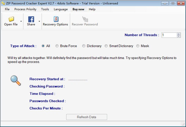【ZIP Password Cracker Expert免费版下载】ZIP Password Cracker Expert(ZIP密码恢复软件) v1.0 官方版
