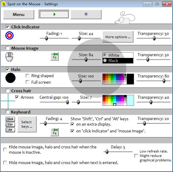 【spot on the mouse激活版下载】Spot On The Mouse(鼠标增强工具) v2.7.5 官方版