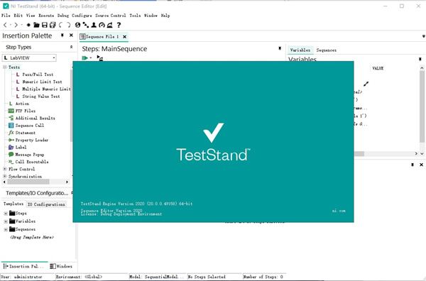 【NI TestStand下载】NI TestStand 2020激活版 v20.0 绿色中文版