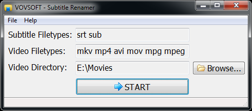 【Vovsoft Subtitle Renamer下载】Vovsoft Subtitle Renamer(字幕文件重命名工具) v1.5 官方版