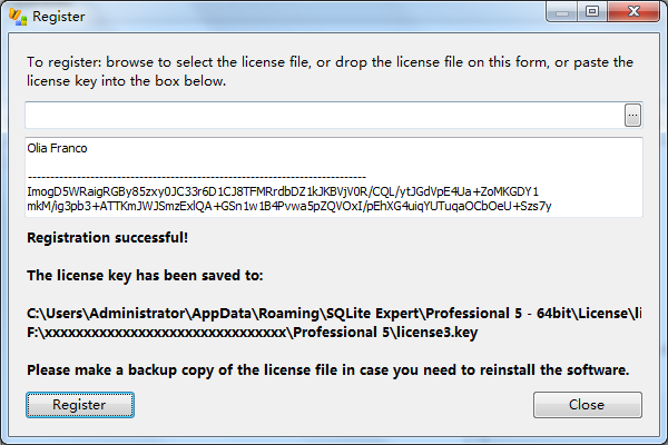 SQLite Expert Professiona