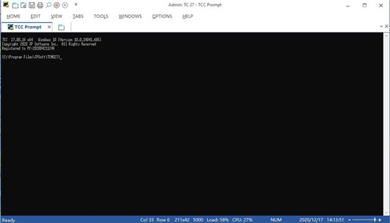【JP Software Take Command激活版下载】JP Software Take Command中文版 v27.00.16 绿色版