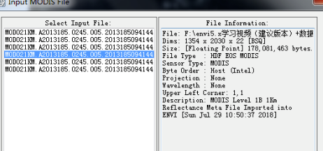 ENVI破解版怎样进行MODIS数据的几何校正