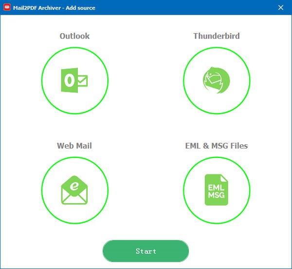 【Mail2PDF Archiver下载】Mail2PDF Archiver(邮件备份与存档工具) v1.0.0.0 官方版