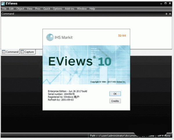 【EViews10软件官方下载】EViews10激活版 v10.0 免费免安装版
