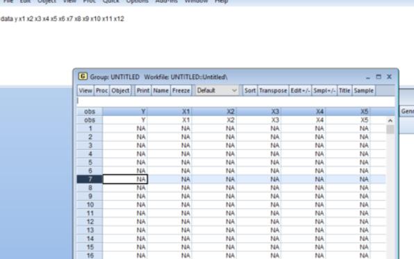 EViews10软件回归分析