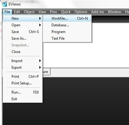 EViews10软件使用教程
