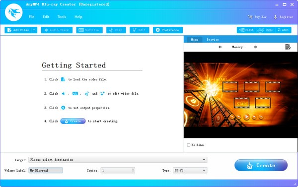 【4Video Blu-ray Creator下载】4Video Blu-ray Creator(光盘制作工具) v1.1.62 官方版