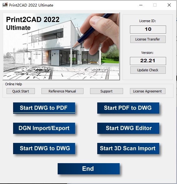 【Print2CAD 2022激活版】BackToCAD Print2CAD 2022免费下载 v22.21b 中文激活版(附激活码)