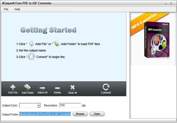 【pdf转gif转换器下载】4Easysoft Free PDF to GIF Converter v3.3.18 官方版