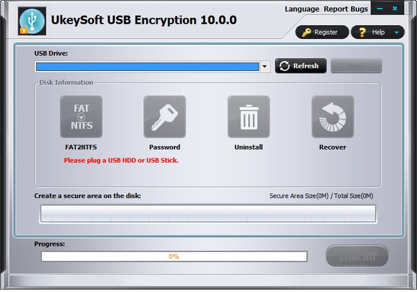 【UkeySoft USB Encryption免费版下载】UkeySoft USB Encryption(USB加密工具) v10.0.0 官方版