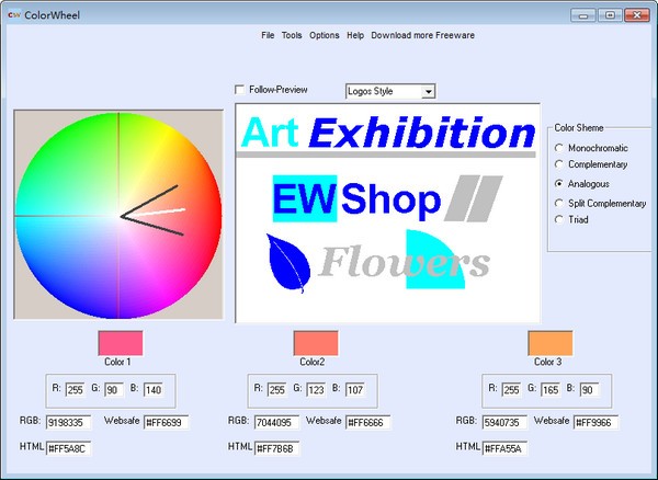 【Colorwheel下载】Colorwheel(多功能调色工具) v1.0 官方版