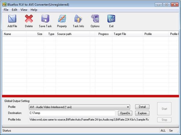 【Bluefox FLV to AVI Converter免费版下载】Bluefox FLV to AVI Converter(视频转换器) v3.01 官方版