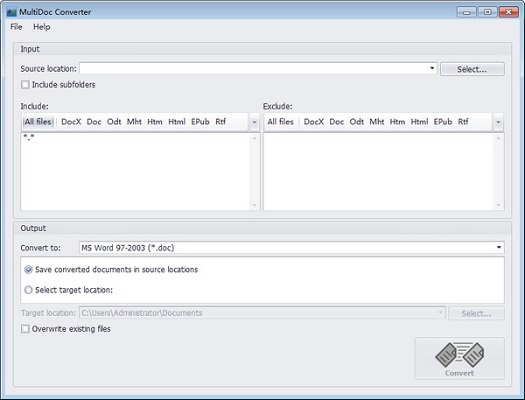 【MultiDoc Converter下载】MultiDoc Converter官方版 v1.6.0 绿色版