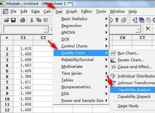 Minitab2020怎么做cpk