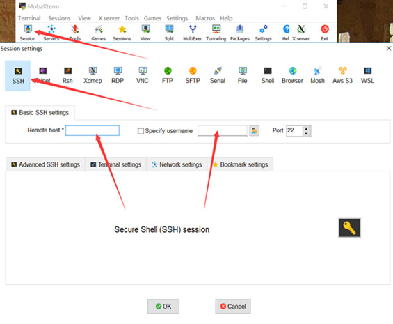 MobaXterm中文版怎么连接session
