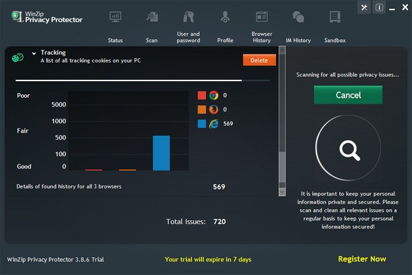 【WinZip Privacy Protector免费版下载】WinZip Privacy Protector(隐私保护工具) v4.0.4 免费版