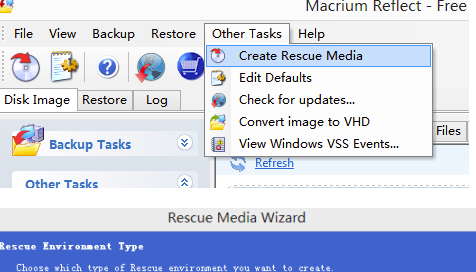 Macrium Reflect中文版系统备份还原方法