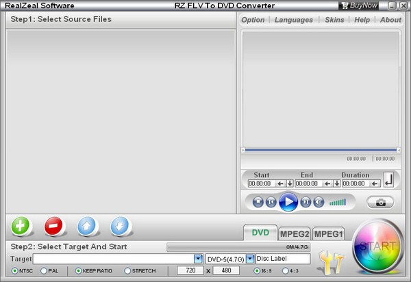 【RZ Flv To DVD Converter官方版下载】RZ Flv To DVD Converter(Flv转换DVD工具) v15.0 官方版