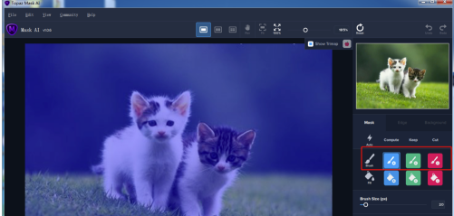 Topaz Mask AI怎么用