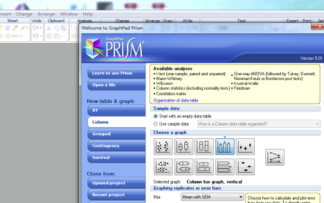 GraphPad Prism8破解版怎么做柱状百分比堆积图