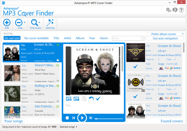 【Ashampoo MP3 Cover Finder下载】Ashampoo MP3 Cover Finder(MP3封面查找器) V1.0.17 官方版