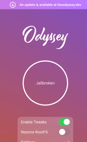 【Odyssey奥德赛越狱工具下载】Odyssey奥德赛越狱工具 V1.2 免费版