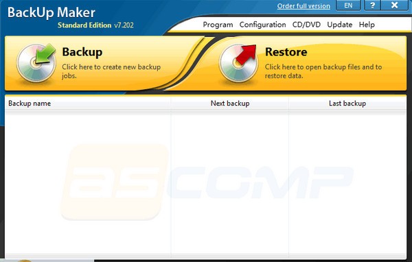 【BackUp Maker Standard Edition免费版下载】BackUp Maker Standard Edition(数据备份工具) V7.502 激活版